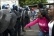 Riots: rioters and police in Hackney during August 2011 disturbances