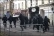 Riots: rioters and police in Hackney during August 2011 disturbances