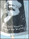 Placard on anti-war demonstration