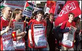 ISR on the march against the war on Iraq 2005