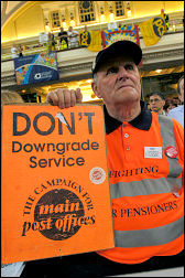 Public services not private profit campaign lobby of parliament - photo Paul Mattsson