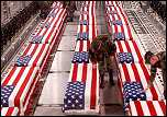 Rows of coffins of US soldiers - pictures the US banned