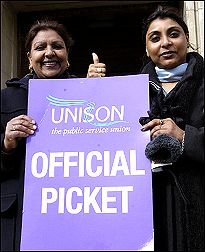 Pensions strikers 