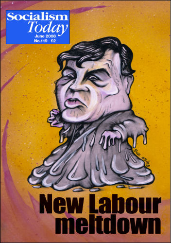 Socialism Today, June 2008, Cover design by Suz