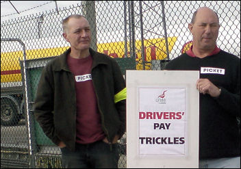 Shell oil tanker drivers