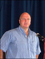 Bob Crow, RMT general secretary, speaking at the Campaign for a New Workers