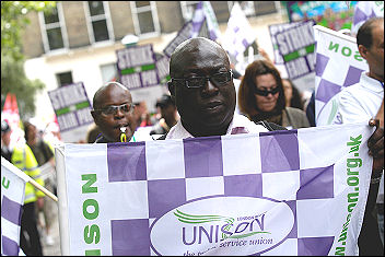 Unison Local Government strike 16-17 July in London, photo Paul Mattsson