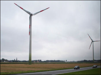 Wind turbines, photo Paul Mattsson