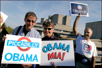 US president Barack Obama supporters, photo Paul Mattsson