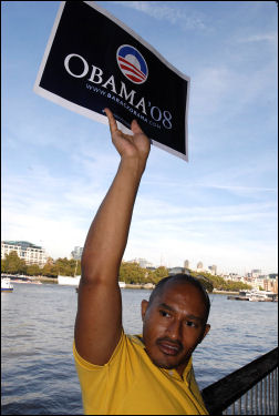 US president Barack Obama supporters, photo Paul Mattsson