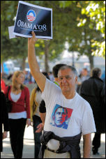 US president Barack Obama supporters, photo Paul Mattsson