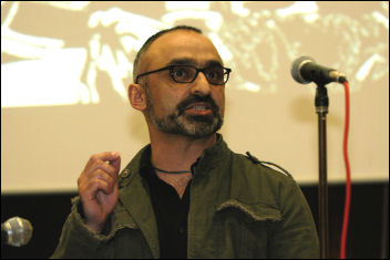 Onay Kasab at Socialism 2008, photo Paul Mattsson