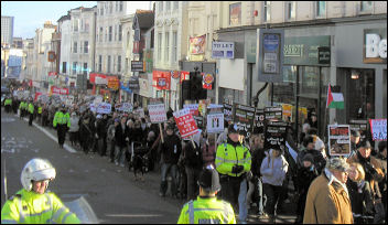 Brighton demo againats Israel