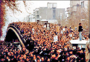 Mass demonstration in Tehran