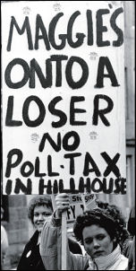 The battle to defeat the Poll Tax, photo Dave Sinclair