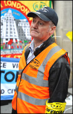 London Underground strike of RMT tube workers, photo Paul Mattsson