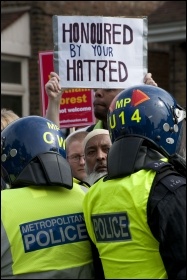 Anti-EDL demo, Walthamstow, 1.9.12, photo by Paul Mattsson