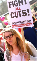 On the 26 March TUC demonstration, photo by Senan
