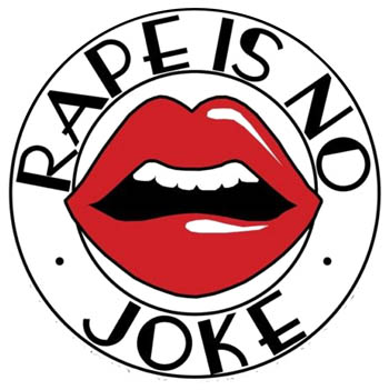 Rape is no joke logo