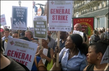 NSSN lobby of the TUC 2012, photo Arti