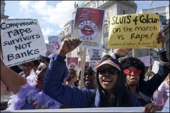 Slutwalk, London, 22.9.12, photo by Paul Mattsson