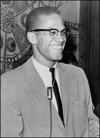 Malcolm X, 12 March 1964, photo Library of Congress. New York World-Telegram & Sun Collection, Ed Ford, World Telegram staff photographer