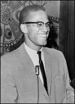 Malcolm X, 12 March 1964, photo Library of Congress. New York World-Telegram & Sun Collection, Ed Ford, World Telegram staff photographer