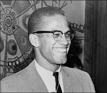 Malcolm X, 12 March 1964 , photo Library of Congress. New York World-Telegram & Sun Collection, Ed Ford, World Telegram staff photographer 