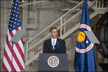 US President Barack Obama, photo by NASA