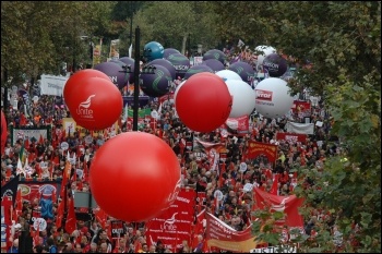 TUC demo, 20th October 2012, photo Dave Beale