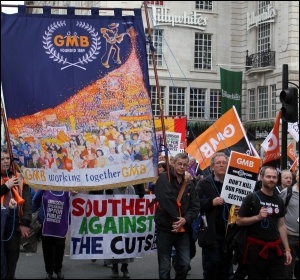 20 October 2012 TUC demo , photo Senan 20 October 2012 TUC demo , photo Senan