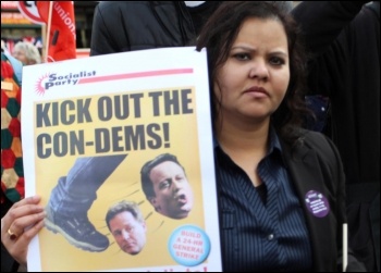 Kick out the Con-Dems: on the TUC demo 20 October 2012, photo Senan