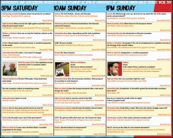 Socialism 2012 final agenda