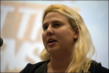 Socialism 2012 Saturday rally: Claire Laker-Mansfield, photo Paul Mattsson