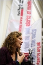 Socialism 2012: Sunday Rally: Hannah Sell, Socialist Party , photo Senan