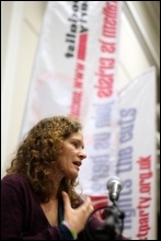 Socialism 2012: Sunday Rally: Hannah Sell, Socialist Party , photo Senan Socialism 2012: Sunday Rally: Hannah Sell, Socialist Party , photo Senan