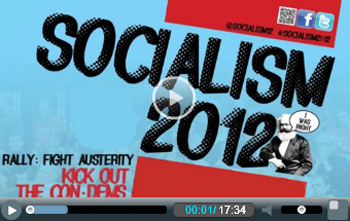 Socialism 2012 video splash