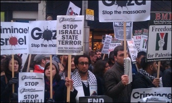 Gaza Protest November 2012, photo Neil Cafferky