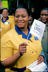 Health workers demonstrate at Whipps Cross hospital in East London, photo Paul Mattsson