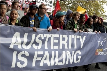 20 October 2012 TUC demo against austerity, photo Paul Mattsson