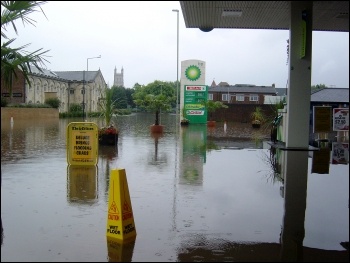 Flooding in Gloucester in 2007, photo by Chris Moore