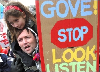  Haringey protest against academy school , photo Paul Mattsson