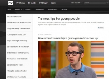 Ian Pattison on ITV's Daybreak 10 Jan 2013