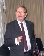 Len McCluskey, 23.1.13, photo Bob Severn