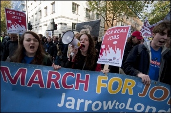 9th November 2012 demo, photo Paul Mattsson