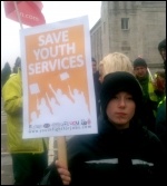 Southampton budget 'commended to the dustbin' by protesters, photo Paul Callanan