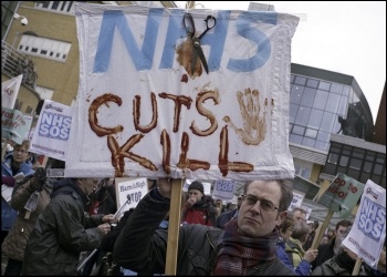 March to save Whittington hospital, London, 16.3.13, photo by Paul Mattsson