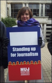 BBC striker in Bristol, 28.3.12, photo by Tom Baldwin
