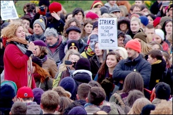 National Demo against Sussex University Privatisation, photo Serena Chung