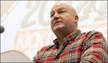 Bob Crow speaking at the Socialism 2012 Saturday Rally, photo Senan Bob Crow speaking at the Socialism 2012 Saturday Rally, photo Senan